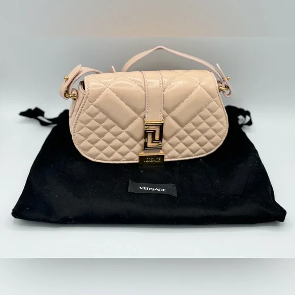 Versace Mini Greca Goddess Quilted Leather Shoulder Bag - Picture 9 of 16